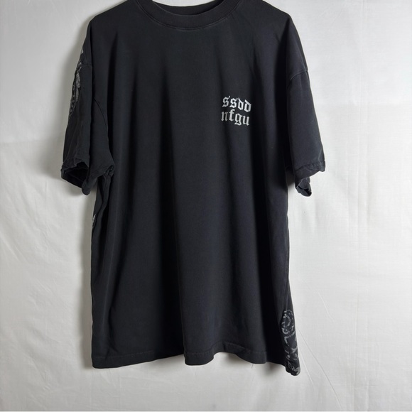 Darc Sport T-Shirt Black/White Wolf head Premium L Vintage Collection NFGU SSDD - Picture 5 of 13